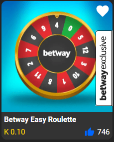 Betway Easy Roulette 